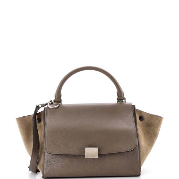 Celine Trapeze Bag Leather Small #221044C80B